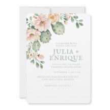 Woestijn Roos en Cactus Wedding