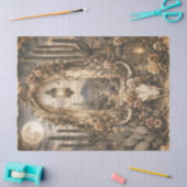 Woestijn Schedel Boog Decoupage Papier Boho Wester (Craft)