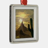 Woestijn Schilderachtig Metalen Ornament (Rechts)