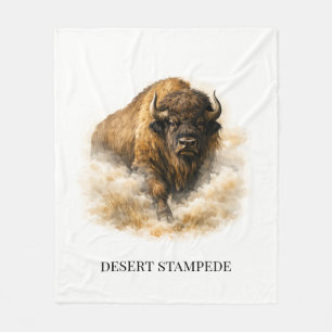 Woestijn Stampede Gezellige Western Ranch Fleece Deken