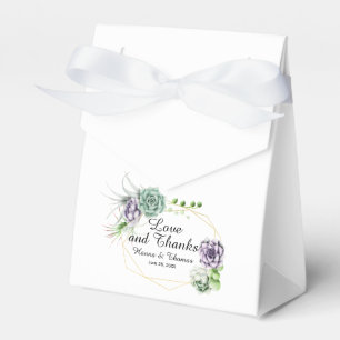 Woestijn Succulent Wedding Bedankdoosjes