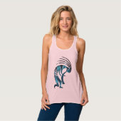 Woestijn Sun Zuidwest Kokopelli Tanktop (Volledige Voorkant)