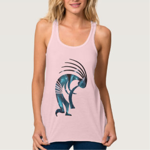 Woestijn Sun Zuidwest Kokopelli Tanktop