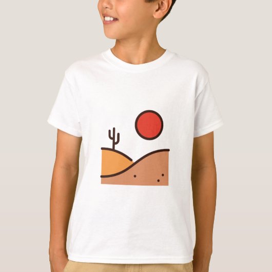 woestijn t-shirt (Voorkant)