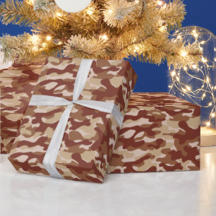 Woestijn Tan Camo Cadeaupapier