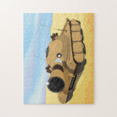 Woestijn Tank Legpuzzel (Verticaal)