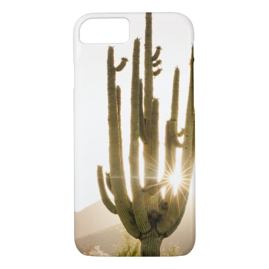 Woestijn Thema Telefoonhoes met Cactus Case-Mate iPhone Case (Achterkant)