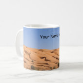 woestijn van Wahiba Sands - Oman Koffiemok (Voorkant links)