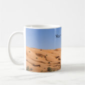 woestijn van Wahiba Sands - Oman Koffiemok (Links)