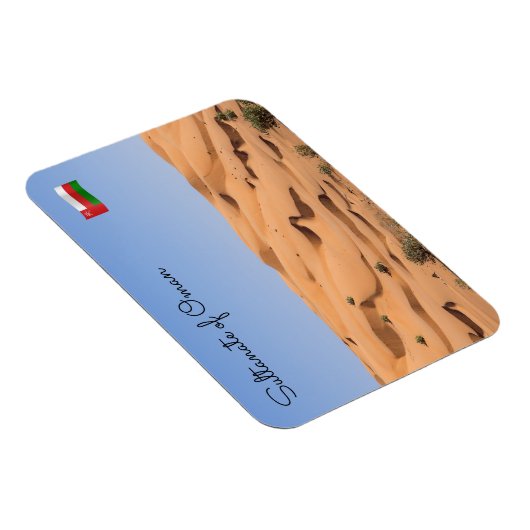 woestijn van Wahiba Sands - Oman Magneet (Rechterzijde)