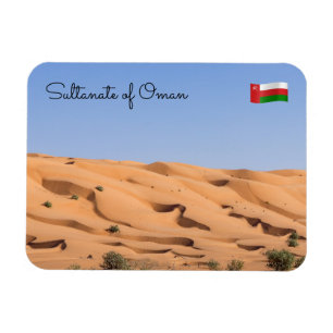 woestijn van Wahiba Sands - Oman Magneet