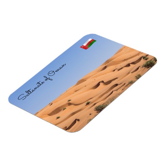 woestijn van Wahiba Sands - Oman Magneet (Linkerzijde)
