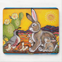 Woestijn Wildlife Rabbit Quail Yellow Sunrise Cact