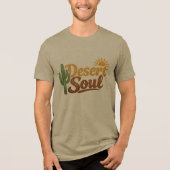 Woestijn Ziel Tri-Blend Shirt (Voorkant)