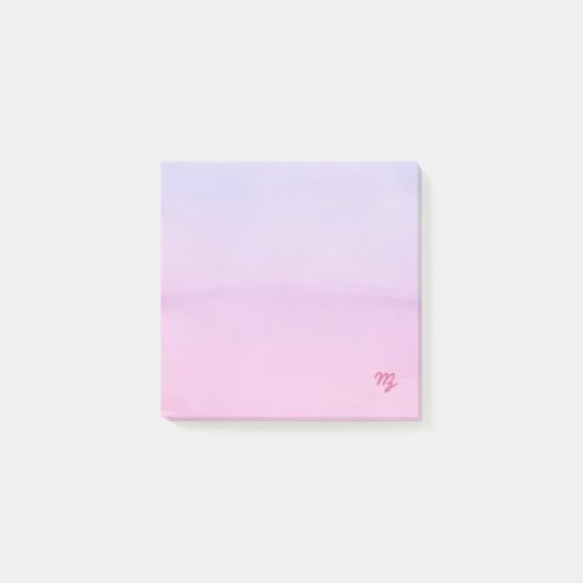 Woestijn zonsondergang  post-it® notes (Voorkant)