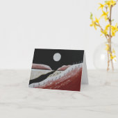 Woestijn Zuidwest Cactus Volkskunst Kerstmis Kaart (Gele Bloem)