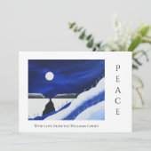 Woestijn Zuidwest Volkskunst Kerstvrede Feestdagenkaart (Staand voorkant)