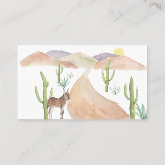 Woestijnavontuur begint met een Succulent Diaper R Informatiekaartje (Achterkant)