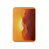 Woestijnbergen Sunset Thunder_Cove Badmat (Voorkant Verticaal)