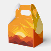 Woestijnbergen Sunset Thunder_Cove Bedankdoosjes (Achterkant)