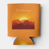 Woestijnbergen Sunset Thunder_Cove Blikjeskoeler (Voorkant)
