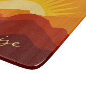 Woestijnbergen Sunset Thunder_Cove Snijplank (Hoek)