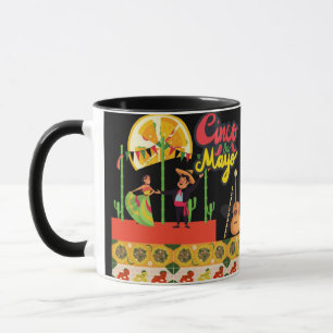 Woestijnbloem Fiesta zwart Mok