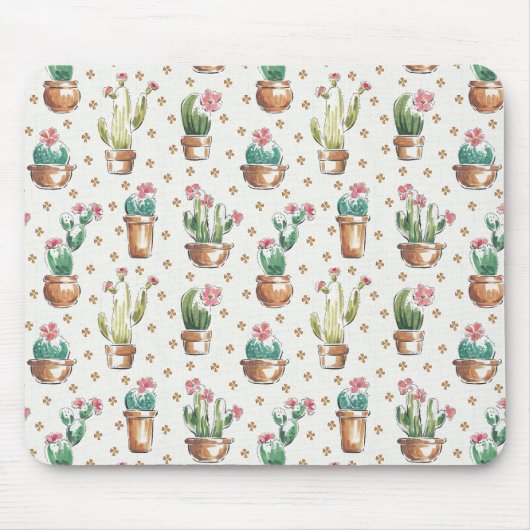 Woestijnbloem Stap | Blossom Pattern Muismat (Voorkant)