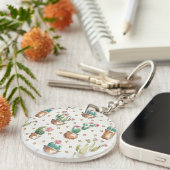Woestijnbloem Stap | Blossom Pattern Sleutelhanger (Voorkant Rechts)