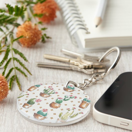 Woestijnbloem Stap | Blossom Pattern Sleutelhanger (Voorkant Rechts)