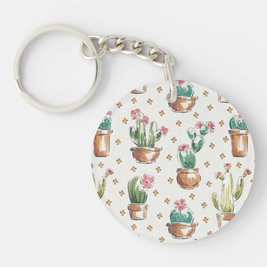 Woestijnbloem Stap | Blossom Pattern Sleutelhanger (Voorkant)