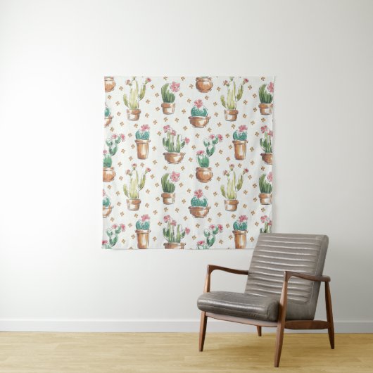 Woestijnbloem Stap | Blossom Pattern Wandkleed (In Situ (horizontaal))