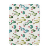 Woestijnbloem Stap | Roze patroon Magneet (Verticaal)