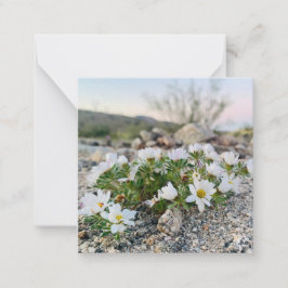 woestijnbloemen notitiekaartje