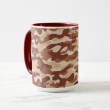 Woestijnbruine camouflagepatroon