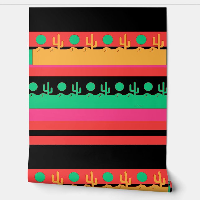 Woestijncactus  behang (Afrollen)