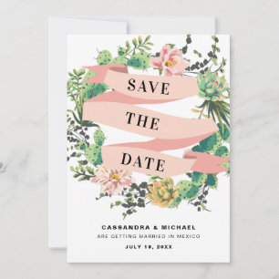 Woestijncactus Bloom   Happy Ever After Save The Date