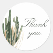 woestijncactus Dank u Sticker 1,5 inch (Voorkant)