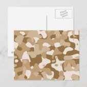 Woestijncamouflage Briefkaart (Voorkant / Achterkant)