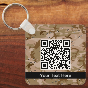 Woestijncamouflage Met Keien, Militair, Leger Sleutelhanger