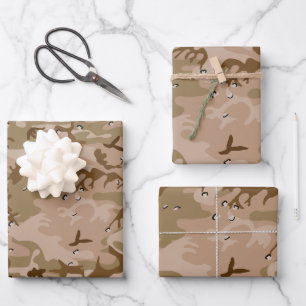 Woestijncamouflage met kiezels, militair, leger inpakpapier vel
