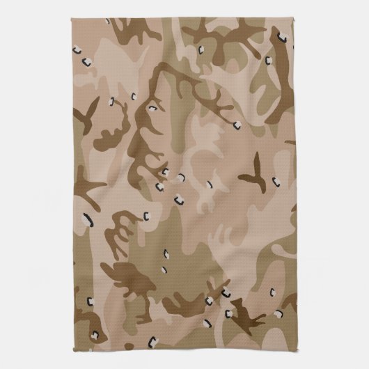 Woestijncamouflage met kiezels, militair, leger theedoek (Verticaal)