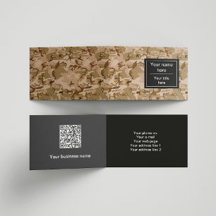 Woestijncamouflage met kiezelstenen, militair, leg visitekaartjes