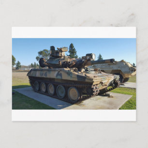 Woestijncamouflage Militair Tank  Briefkaart
