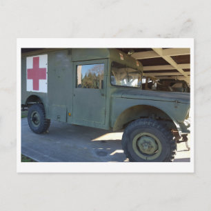Woestijncamouflage Militair Tank Briefkaart
