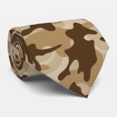 Woestijncamouflage stropdas (Opgerold)