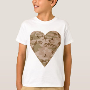 Woestijncamouflagepatroon, militair patroon, leger t-shirt