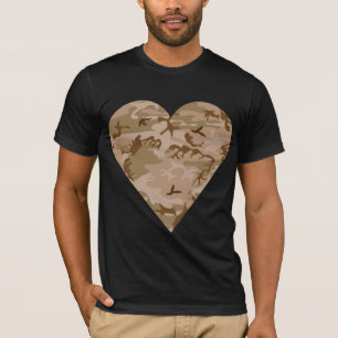 Woestijncamouflagepatroon, militair patroon, leger t-shirt
