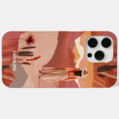Woestijnduinen Moderne Boho Collage gepersonalisee Case-Mate iPhone Case (Achterkant (horizontaal))