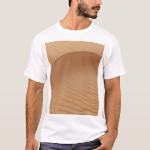 Woestijnduinen: zanderige golven textuur. t-shirt